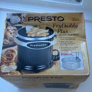 Presto FryDaddy Plus Electric Deep Fryer - Black
